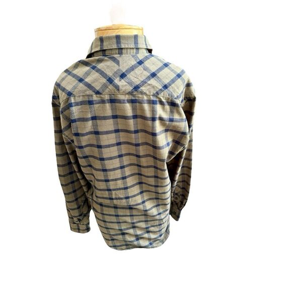 Billy Reid Brown Plaid Button-Up Shirt - Size Small - Picture 4 of 7